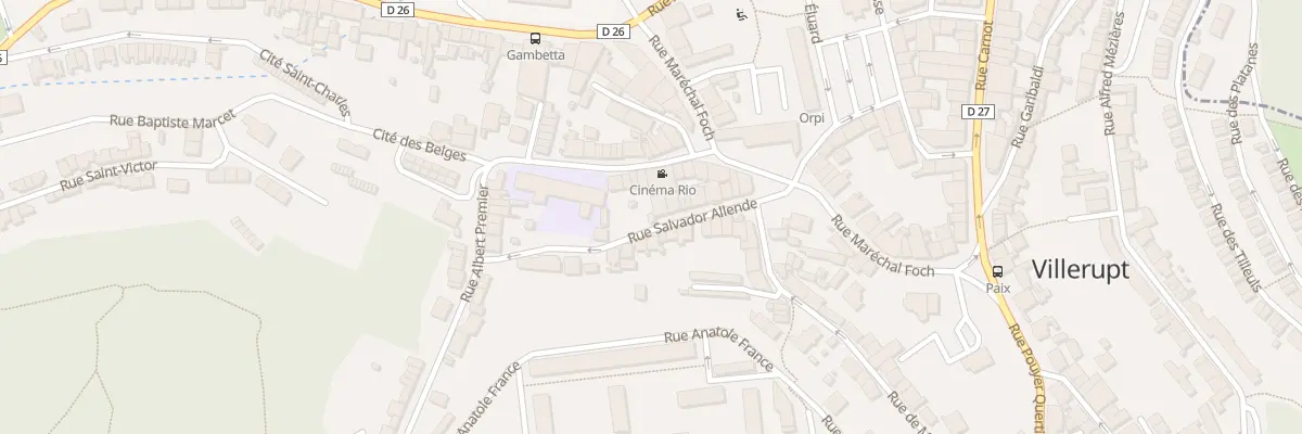 Plan du 17 Rue Salvador Allende à Villerupt