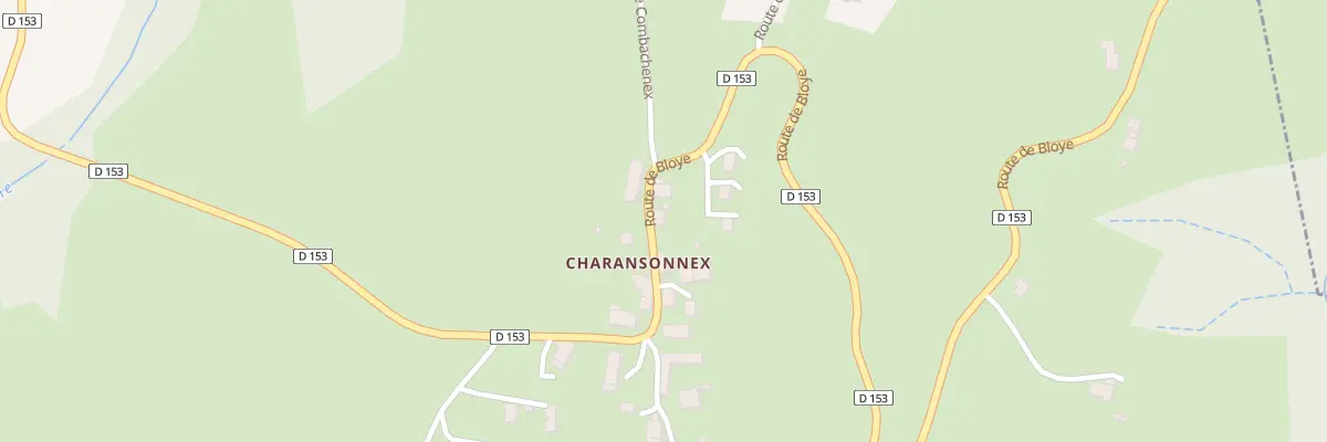 Plan du 160 Rte de Bloye à Massingy