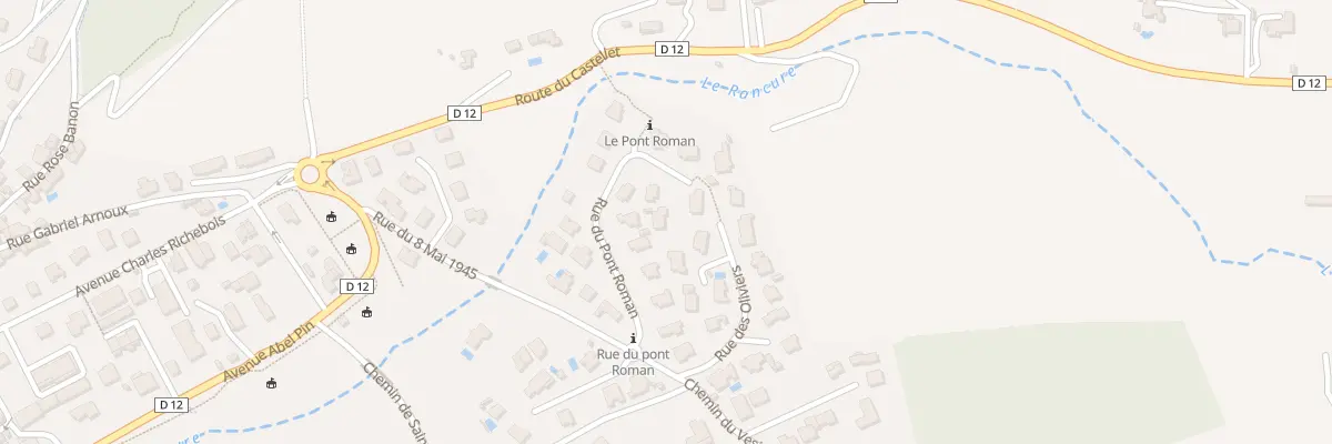 Plan du 7233 Vesier à Oraison