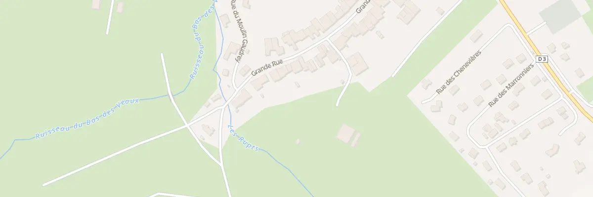 Plan du 47 Grande Rue à Gevigney-et-Mercey