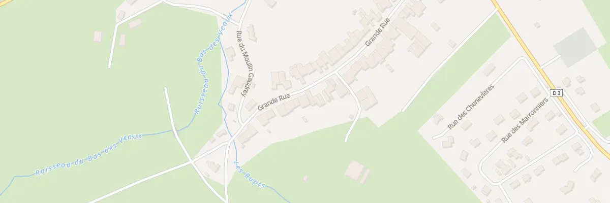 Plan du 43 Grande Rue à Gevigney-et-Mercey