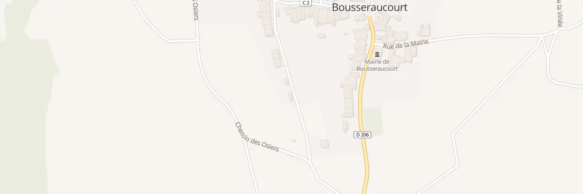 Plan du 20 Rue des Pres Verney à Bousseraucourt