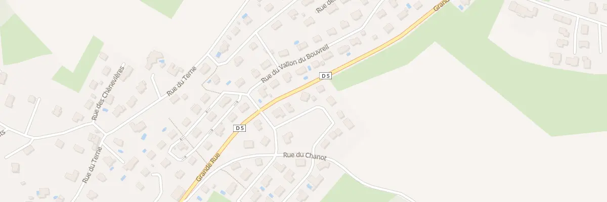 Plan du 11 Rue du Chanot à Pelousey
