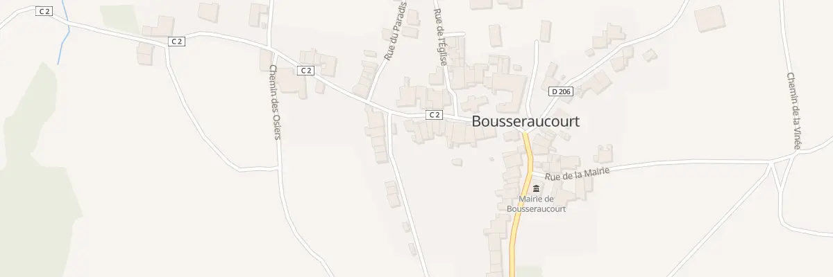 Plan du 23 Gr Grande Rue à Bousseraucourt