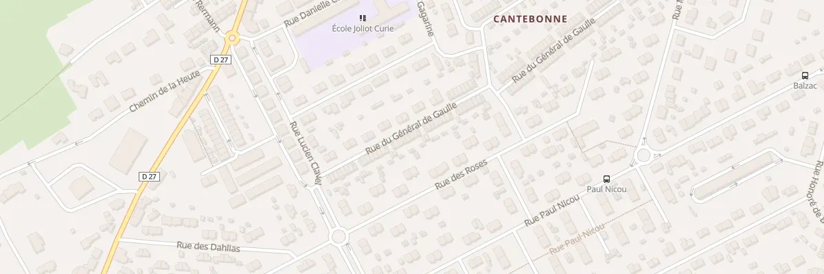 Plan du 34 Rue du Général de Gaulle à Villerupt