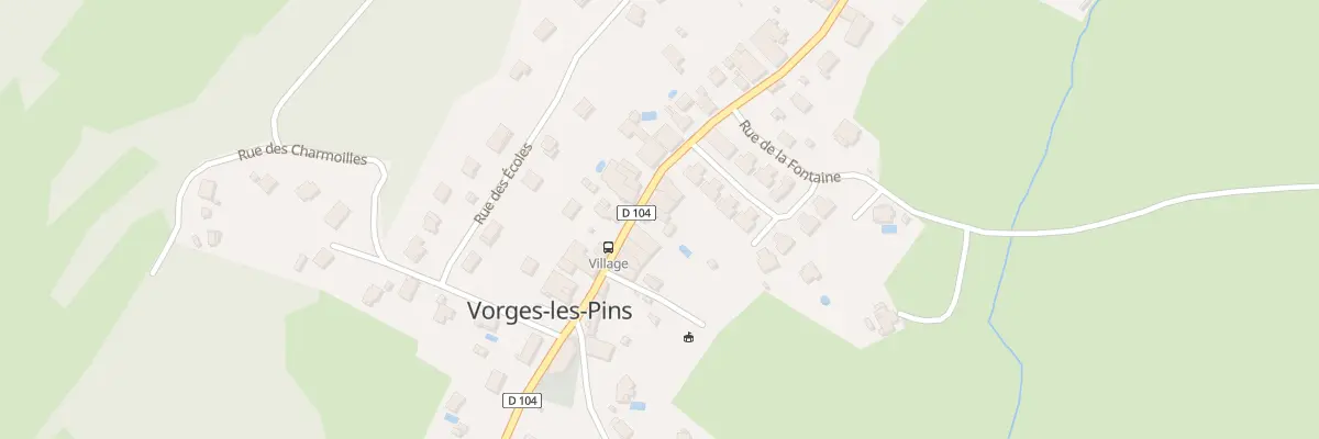 Plan du 20 Gr Grande Rue à Vorges-les-Pins