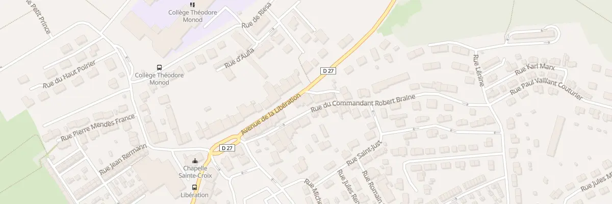 Plan du 4T Rue du Commandant Braine à Villerupt