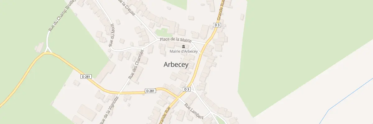 Plan du 49 Gr Grande Rue à Arbecey