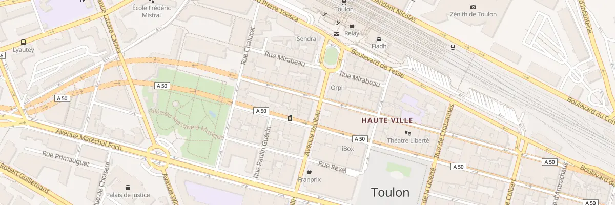 Plan du 155 Av Vauban à Toulon
