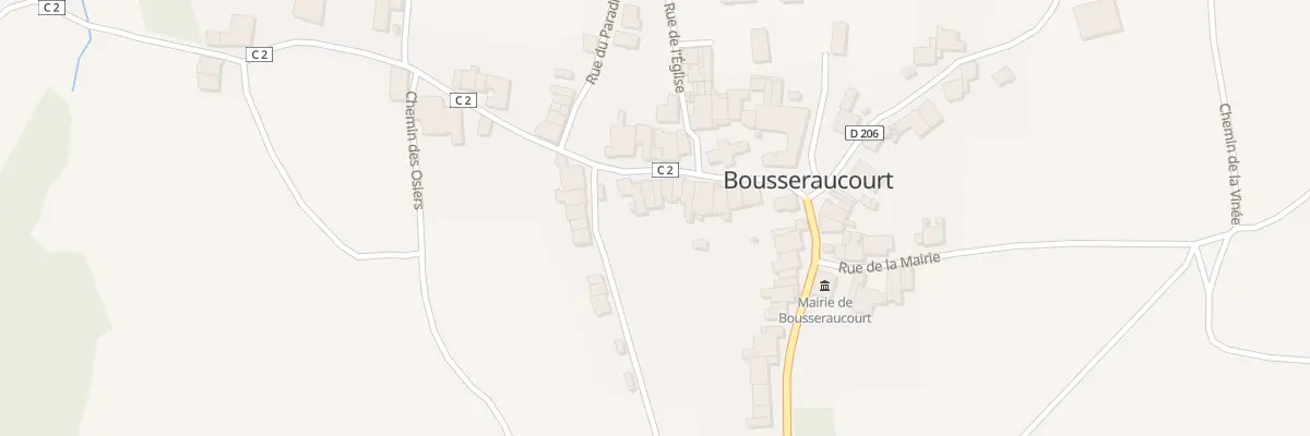 Plan du 21 Gr Grande Rue à Bousseraucourt