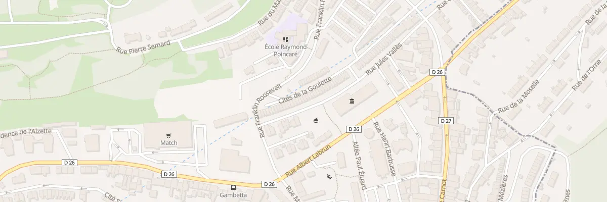 Plan du 17 Rue Jules Vallès à Villerupt