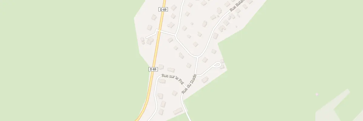 Plan du 6 Rue du Stade à Longchaumois