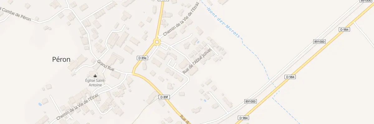 Plan du 124 Rue de l’Abbé Jolivet à Péron