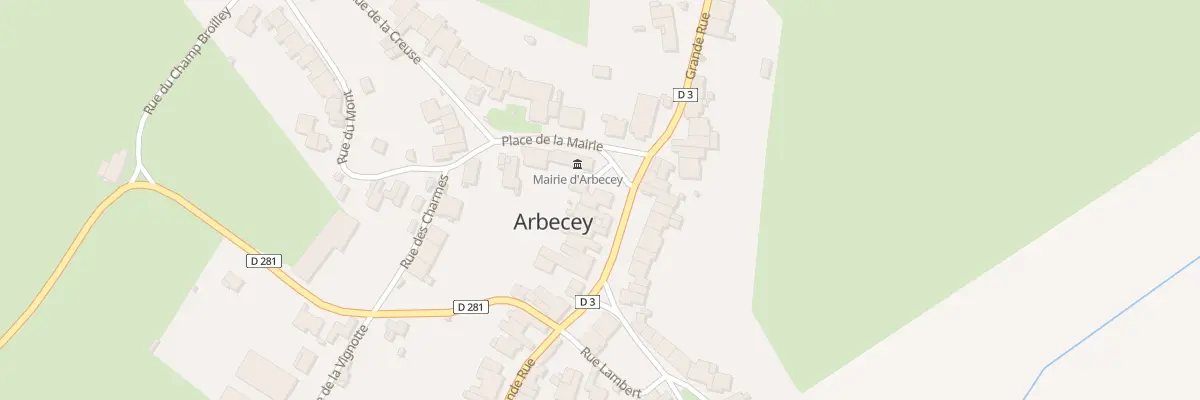 Plan du 51 Gr Grande Rue à Arbecey