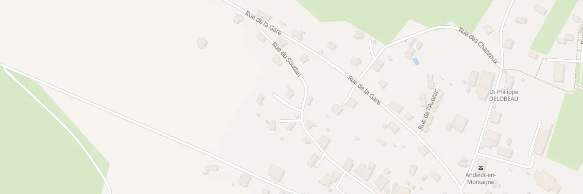 Plan du 11 Rue du Soudan à Andelot-en-Montagne