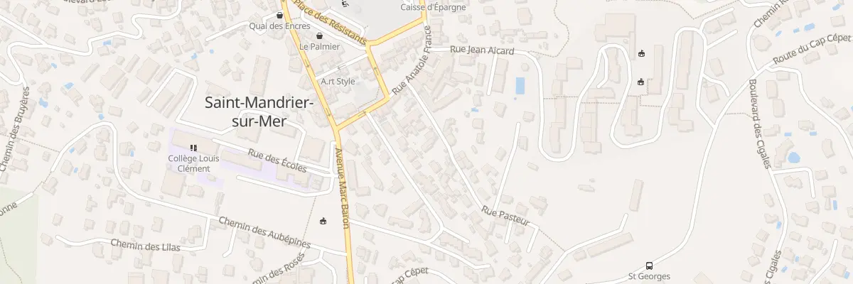 Plan du 10 Rue Pasteur à Saint-Mandrier-sur-Mer
