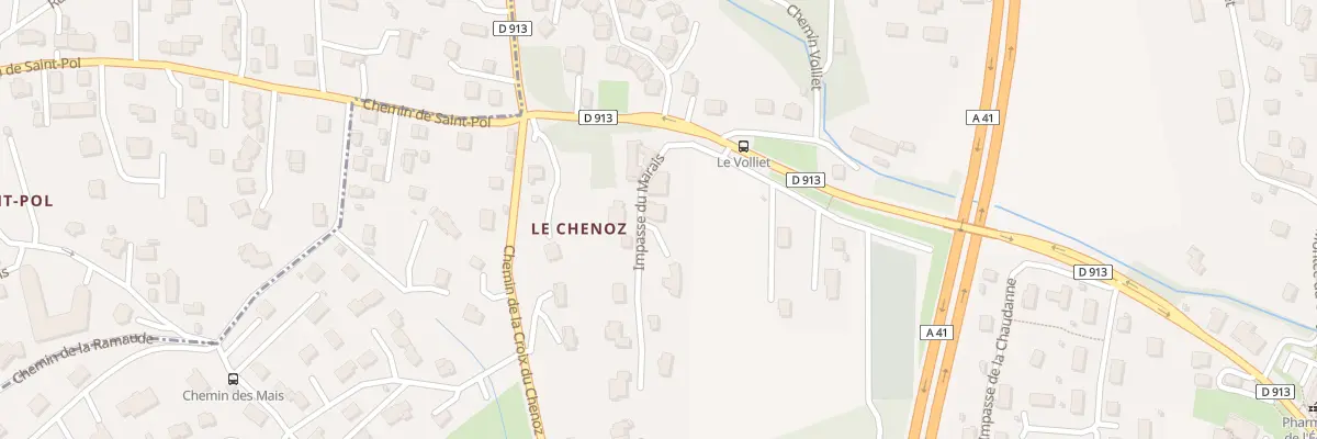 Plan du 13 Imp du Marais à Mouxy