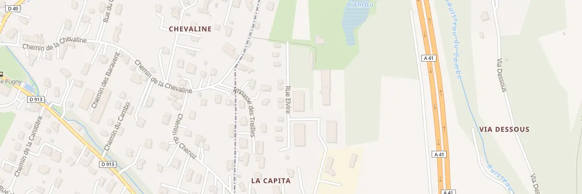 Plan du 4 Rue Elvire à Mouxy