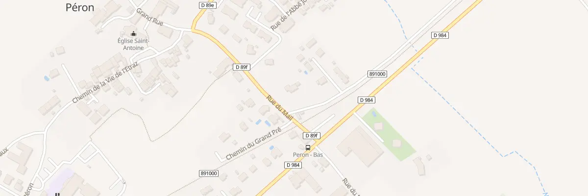 Plan du 197 Rue du Mail à Péron