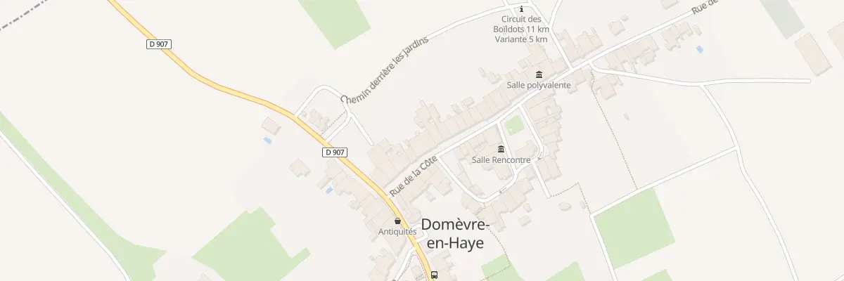 Plan du 7 Rue de la Côte à Domèvre-en-Haye