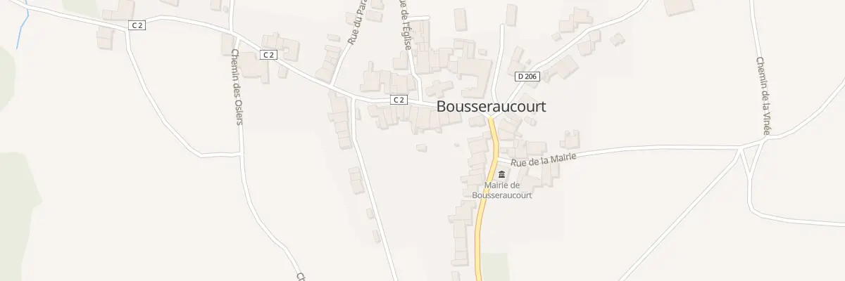 Plan du 9 Gr Grande Rue à Bousseraucourt