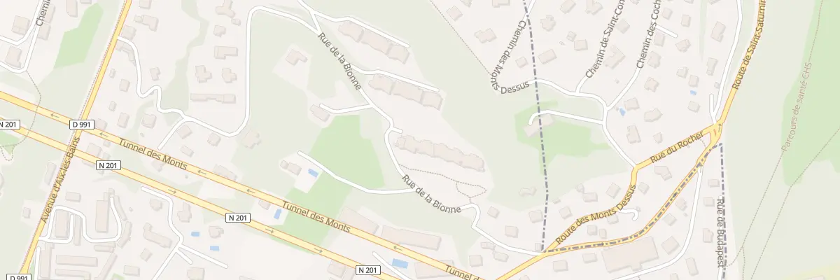 Plan du 340 Rue de la Bionne à Chambéry