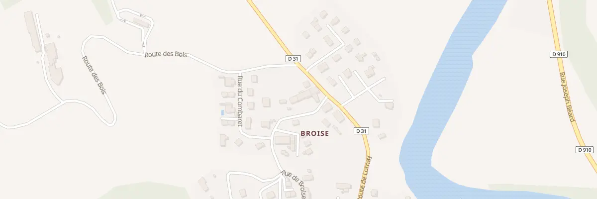 Plan du 17 Rue de Broise à Rumilly