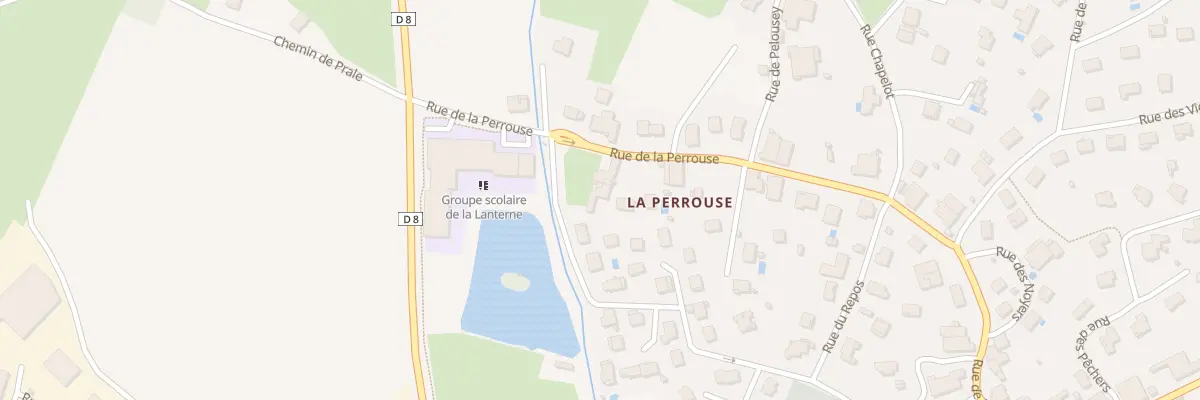 Plan du 43B Rue de la Perrouse à Pouilley-les-Vignes