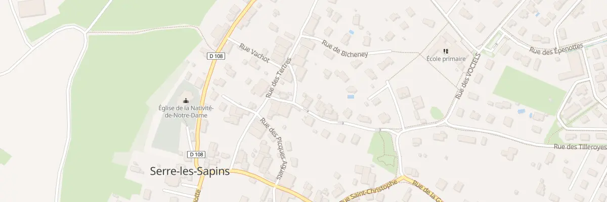 Plan du 3B Rue des Tilleroyes à Serre-les-Sapins