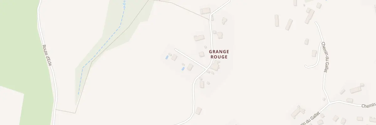 Plan du 3 Che de Grange Rouge à Rumilly