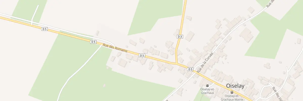 Plan du 8 Rue des Romains à Oiselay-et-Grachaux
