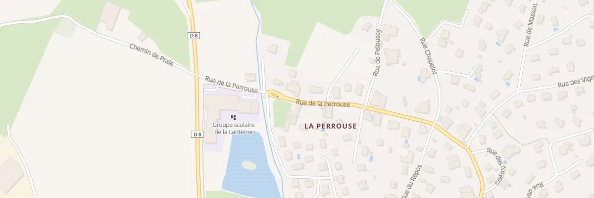 Plan du 28 Rue de la Perrouse à Pouilley-les-Vignes