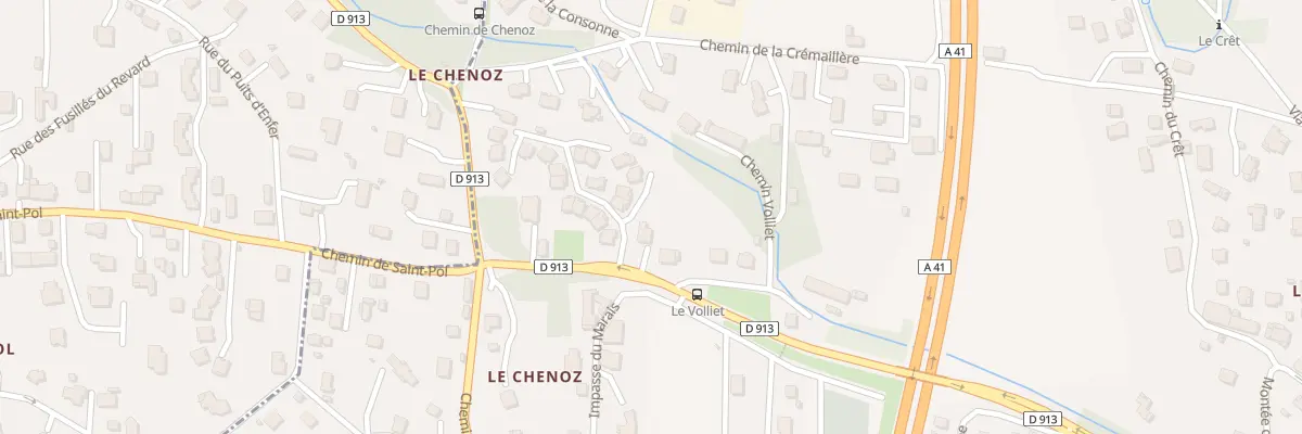 Plan du 5016F Rte du Revard à Mouxy