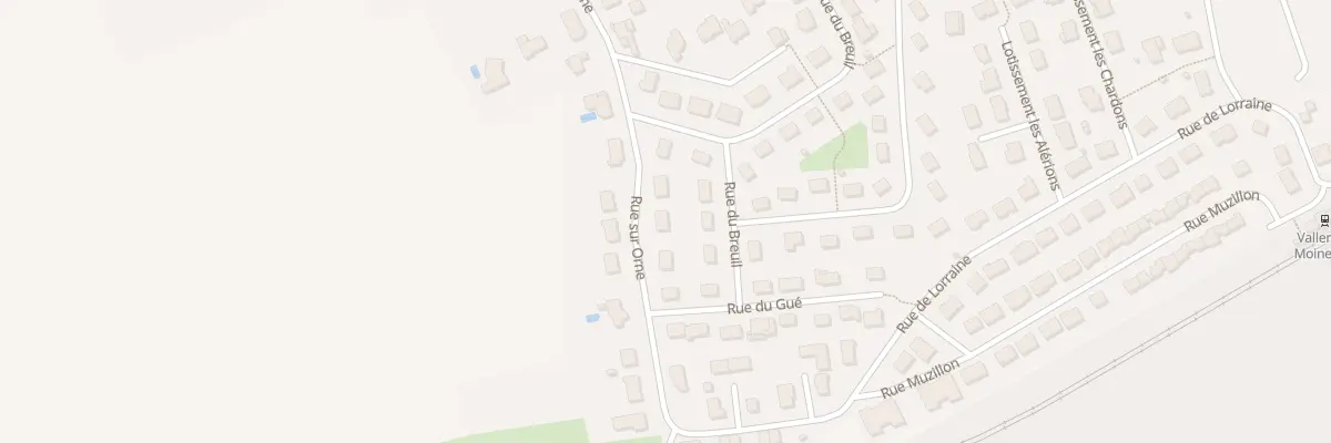 Plan du 12 Rue sur Orne à Valleroy