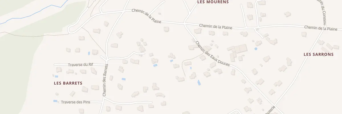 Plan du 530 Che des Eaux Douces à La Roche-des-Arnauds