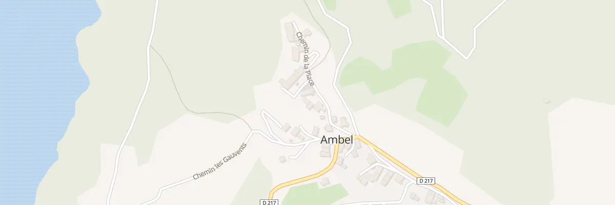 Plan du 5008 Le Village à Ambel