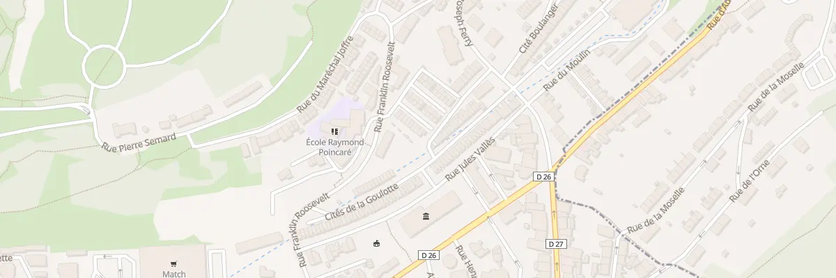 Plan du 42 Rue Cites Saint Ernest à Villerupt