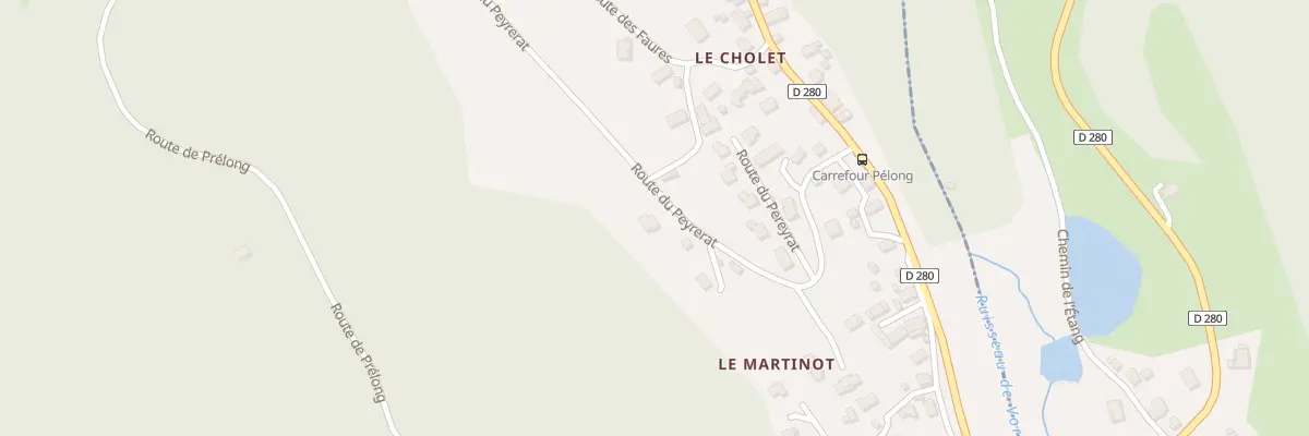 Plan du 259 Rte du Peyrerat à Saint-Mury-Monteymond