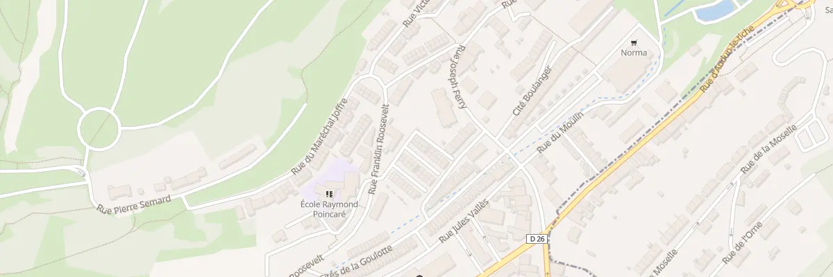 Plan du 1 Rue Cites St Ernest à Villerupt