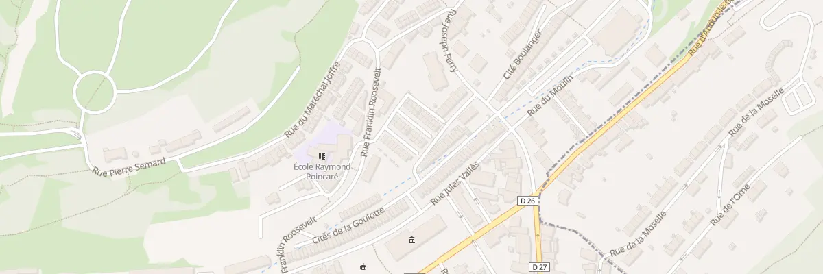 Plan du 26 Rue Cites St Ernest à Villerupt