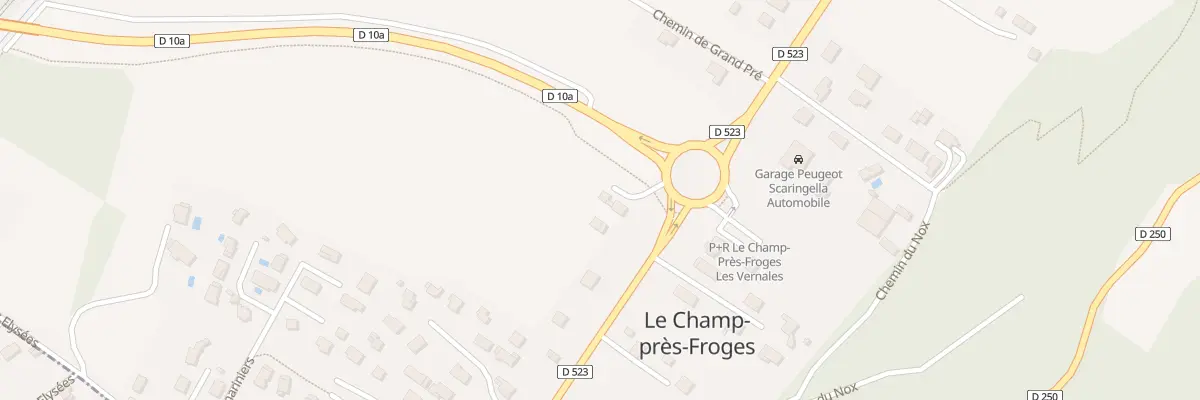 Plan du 736 Rue de la République au Champ-près-Froges