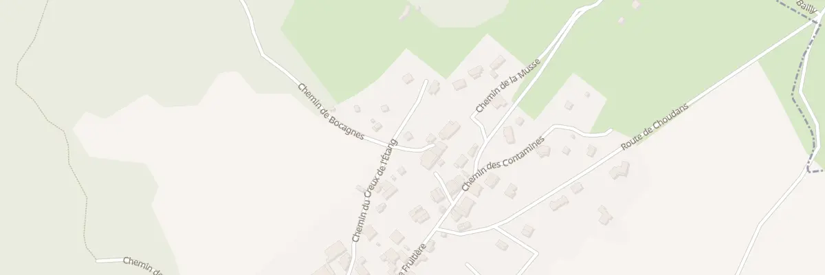Plan du 258 Che du Creux de l’Etang à Péron