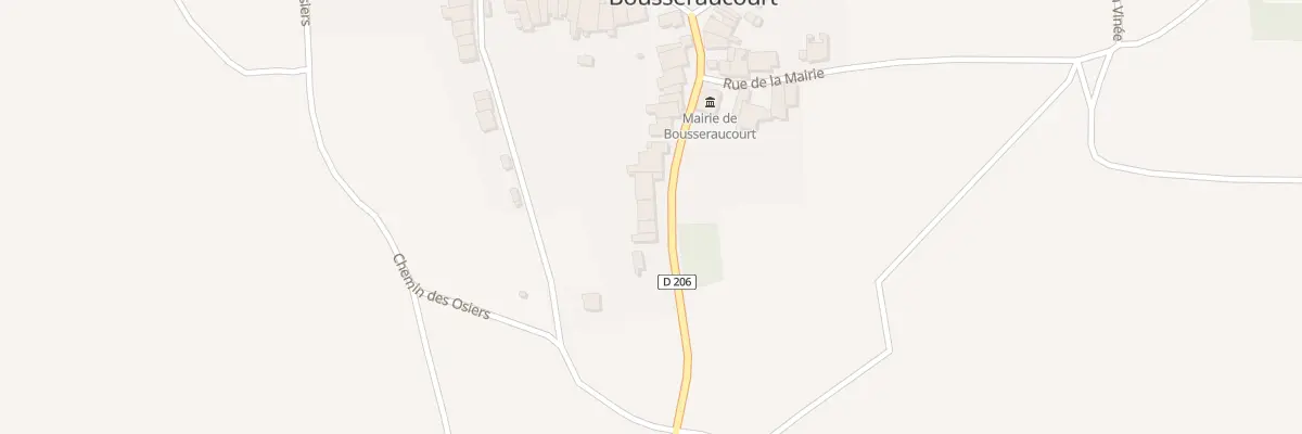 Plan du 20 Rue de Jonvelle à Bousseraucourt