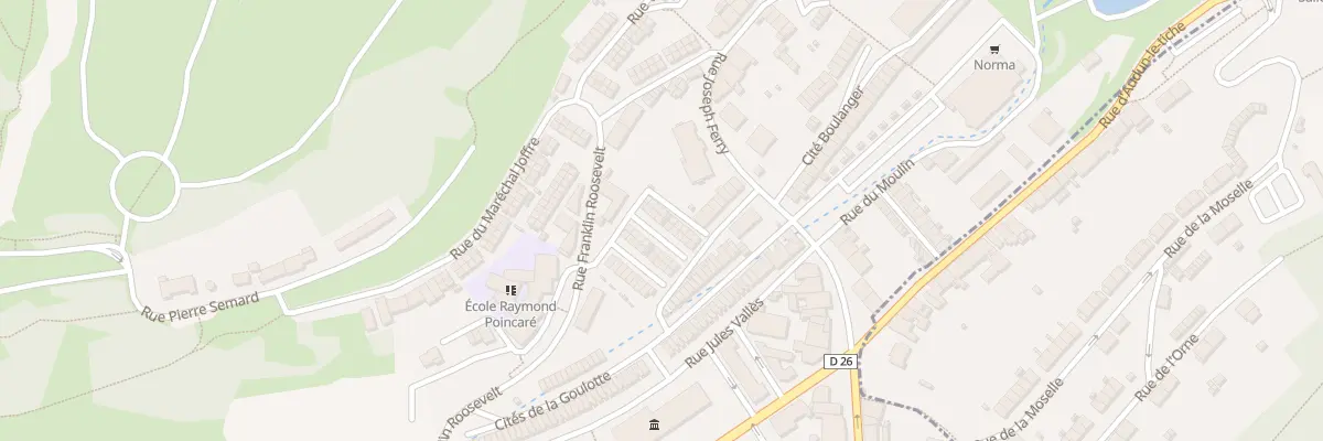 Plan du 8 Rue Cites St Ernest à Villerupt