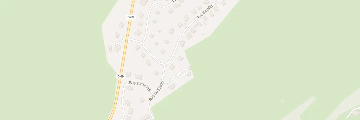 Plan du 4 Rue Balafin à Longchaumois