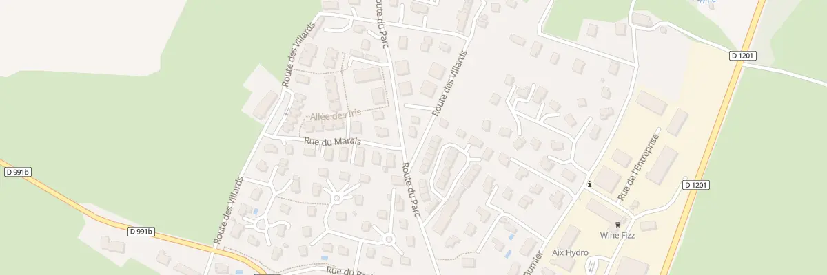 Plan du 600 Rte des Villards à La Biolle