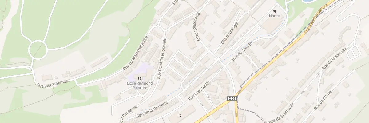 Plan du 10 Rue Cites St Ernest à Villerupt