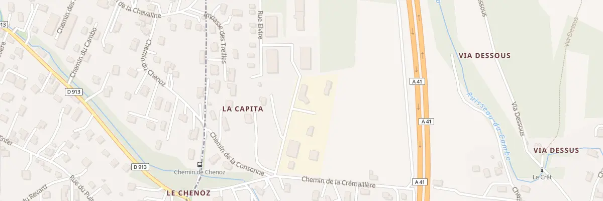Plan du 110 Che de Capita à Mouxy
