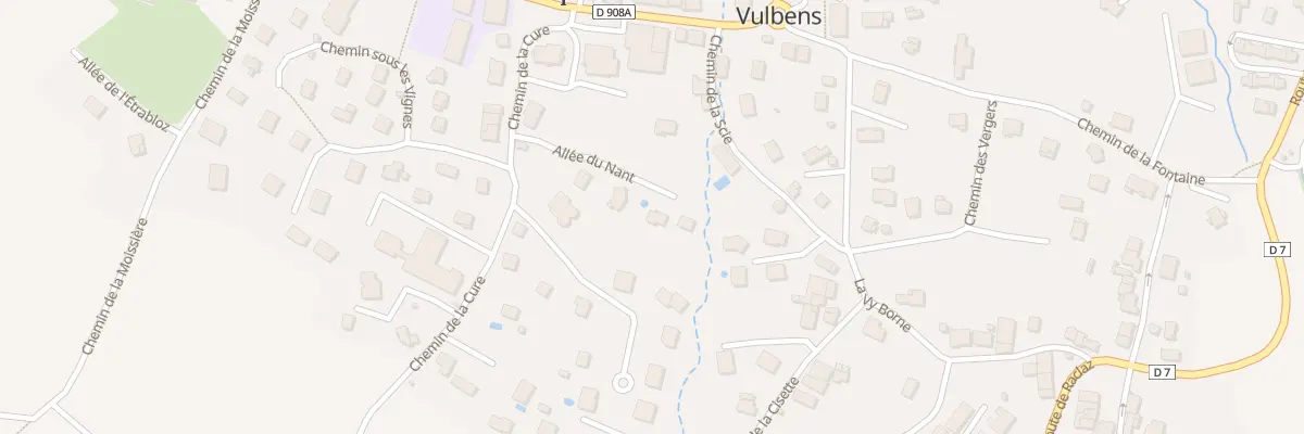 Plan du 124 All du Nant à Vulbens
