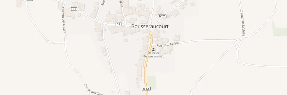 Plan du 8 Rue de Jonvelle à Bousseraucourt
